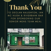 thank you to riverbank bar